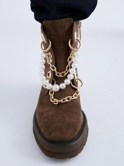 BOTINS BEFREE KIARA-178 TAUPE