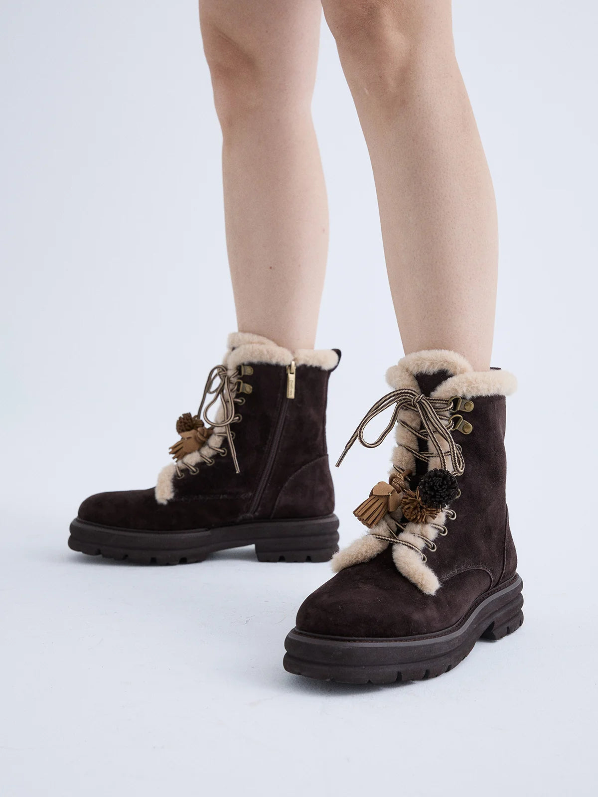 BOTINS BEFREE KIARA-294 BROWN