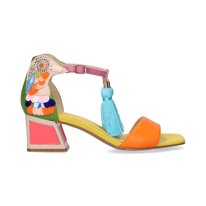 SANDALIAS EXE LUISA 310 GREEN/ORANGE