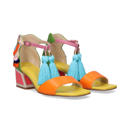 SANDALIAS EXE LUISA 310 GREEN/ORANGE