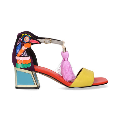 SANDALIAS EXE LUISA 310 PURPLE/YELLOW
