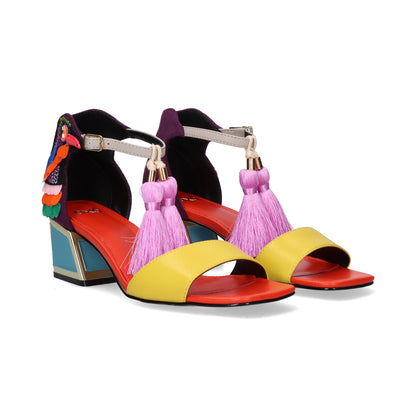 SANDALIAS EXE LUISA 310 PURPLE/YELLOW