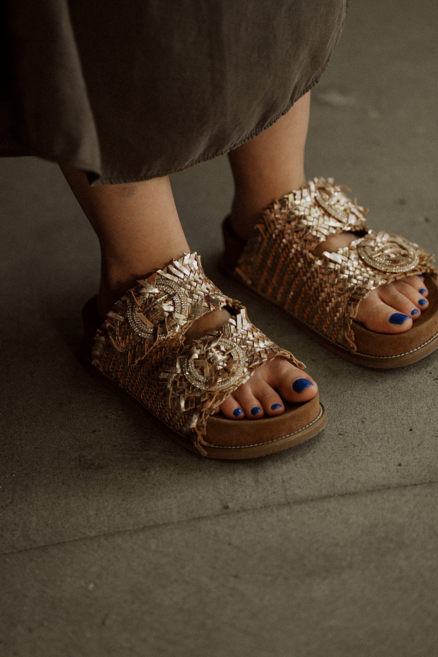 SANDALIAS ABF-97 2428-HEEL GOLD