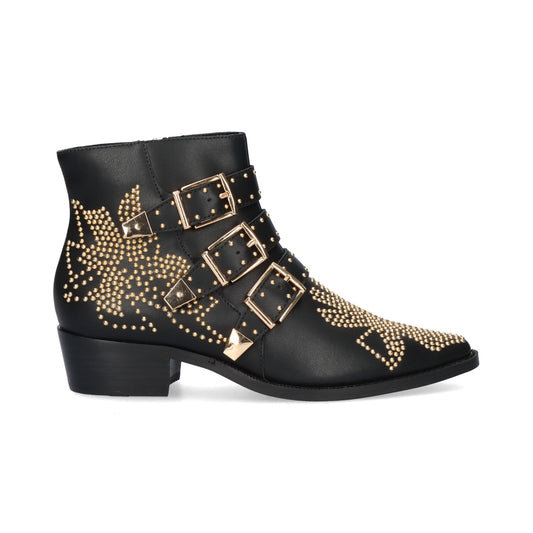 BOTINS BE FREE MILAN 030 BLACK GOLD