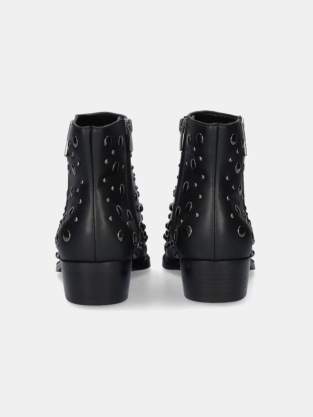BOTINS BE FREE MILAN 060 BLACK BLACK PEWTER