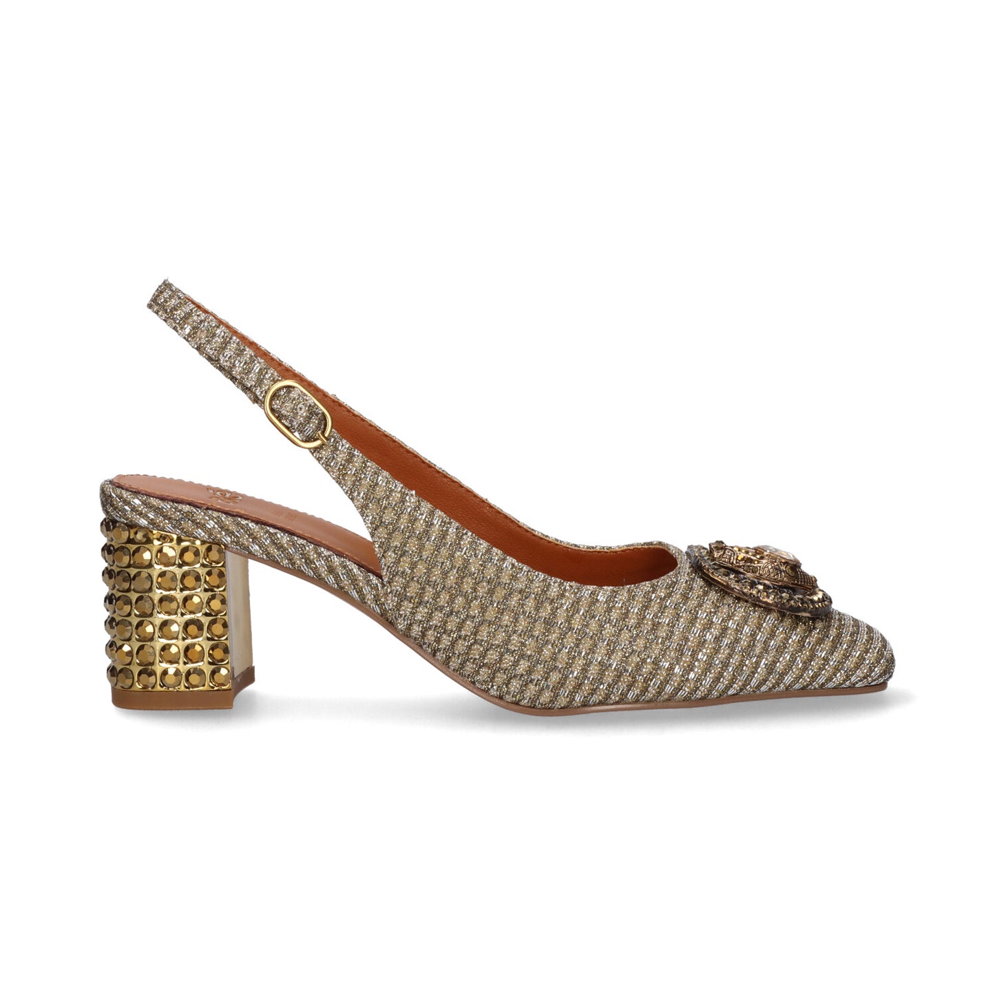 SANDALIAS EXE NADINE-310  GLITTER GOLD