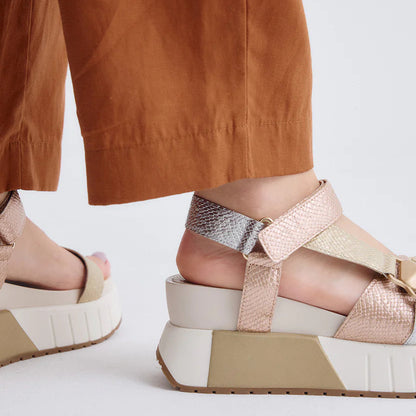 SANDALIAS EXE OLIVIA-934 GOLD/SILVER