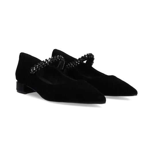 SAPATOS PLOY 353 - VELVET BLACK