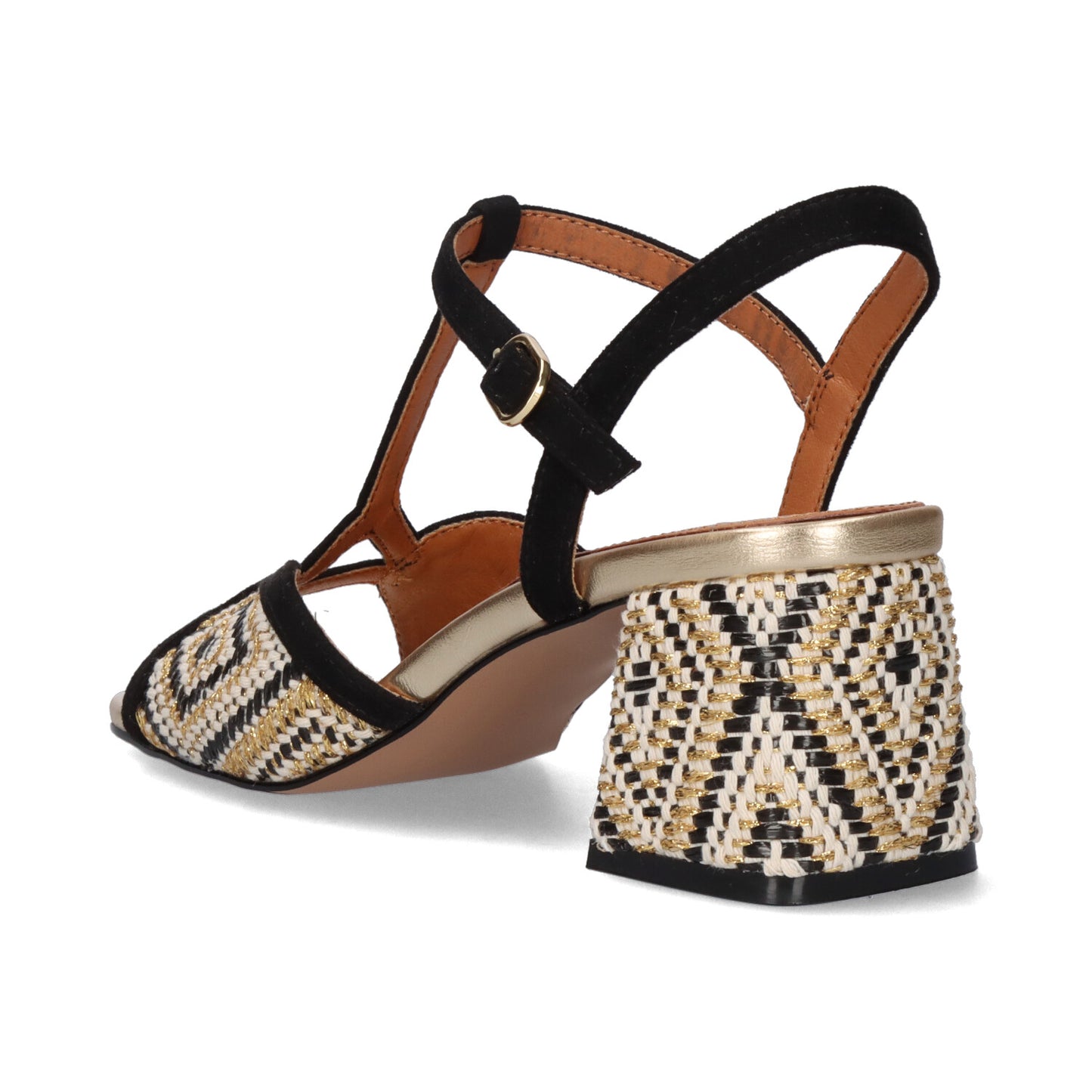 SANDALIAS EXE POLINA-405 BLACK/GOLD