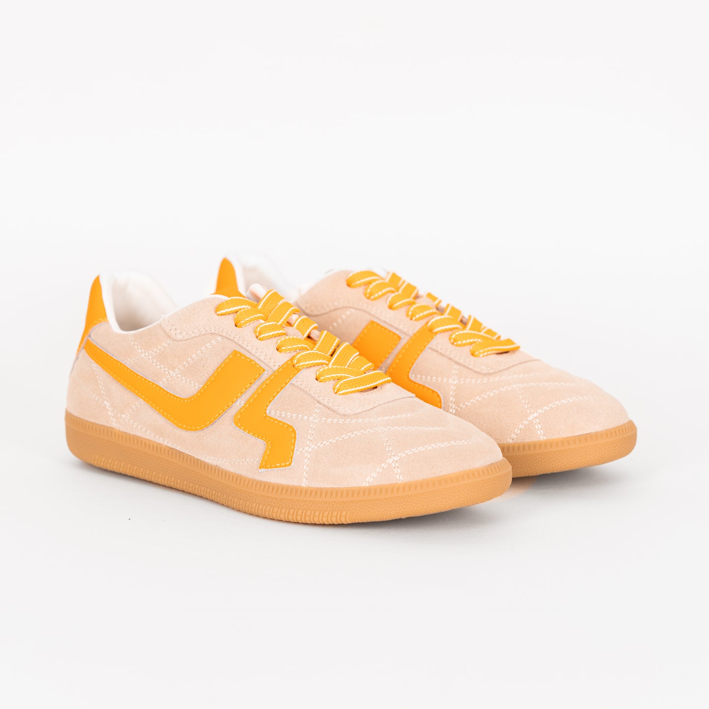 SAPATILHAS ABF-97 SASHA BEIGE/ORANGE
