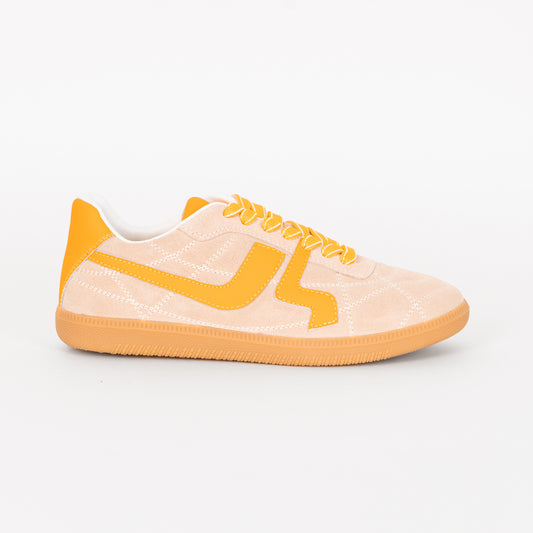 SAPATILHAS ABF-97 SASHA BEIGE/ORANGE