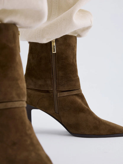BOTINS BEFREE SIRA-314 TAUPE