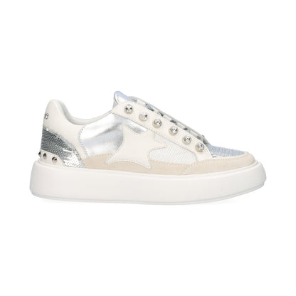 SAPATILHAS ABF97 STAR-75 WHITE/SILVER