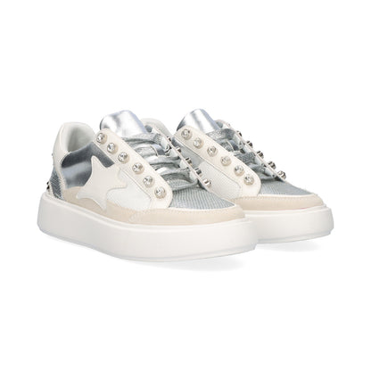 SAPATILHAS ABF97 STAR-75 WHITE/SILVER