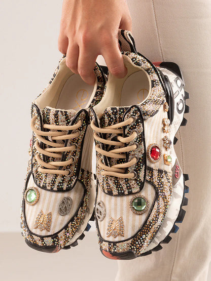 SAPATILHA EXE SY24-6 BEIGE/BLACK