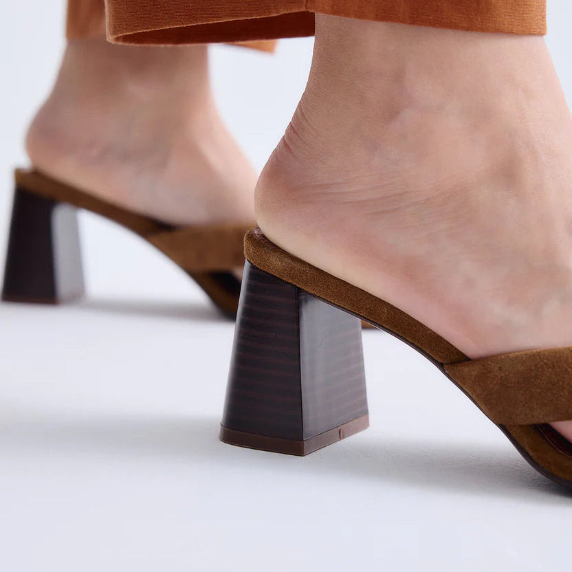 SANDALIAS EXE VENETO-576 SUEDE TAN