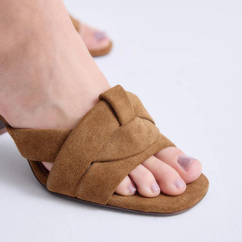 SANDALIAS EXE VENETO-576 SUEDE TAN