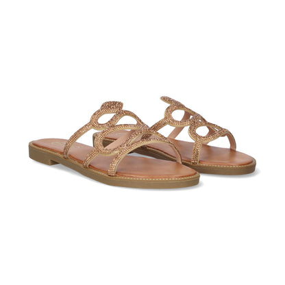SANDALIAS EXE WF3374-617 ROSE/GOLD