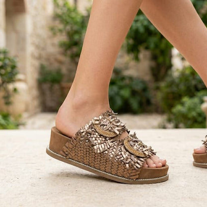 SANDALIAS ABF-97 2428-HEEL BRONZE