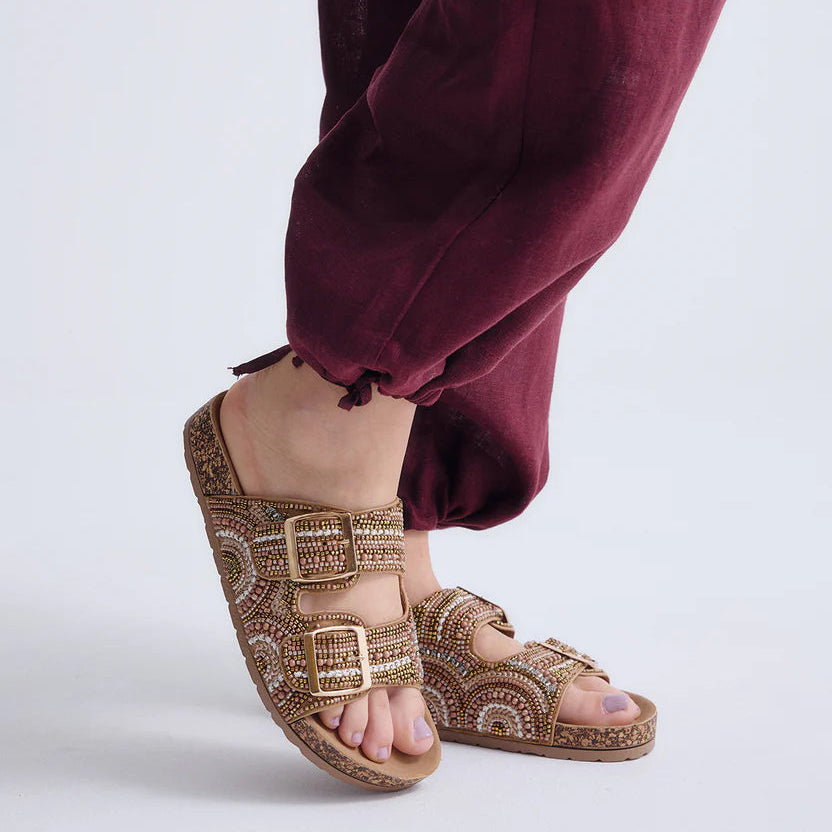 SANDALIAS EXE YT4040-13 STRASS CAMEL