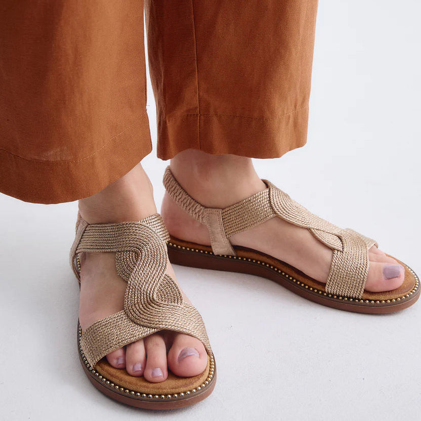 SANDALIAS EXE ZF1982-HA11 ROSE/GOLD