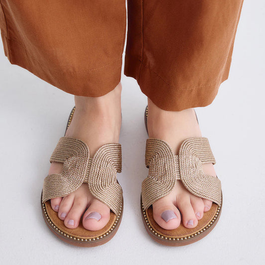 SANDALIAS EXE ZF1982-HA21 ROSE/GOLD