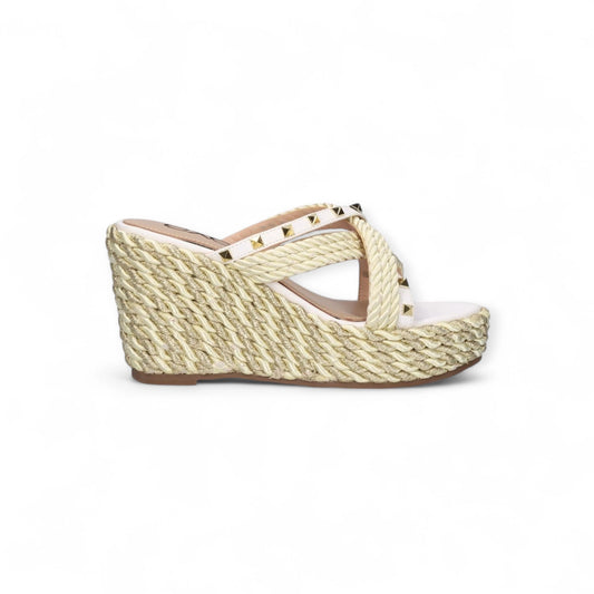 SANDALIA EXE VALERIA-055 GOLD/WHITE